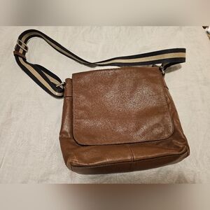 Coach Leather Messenger Bag Crossbody